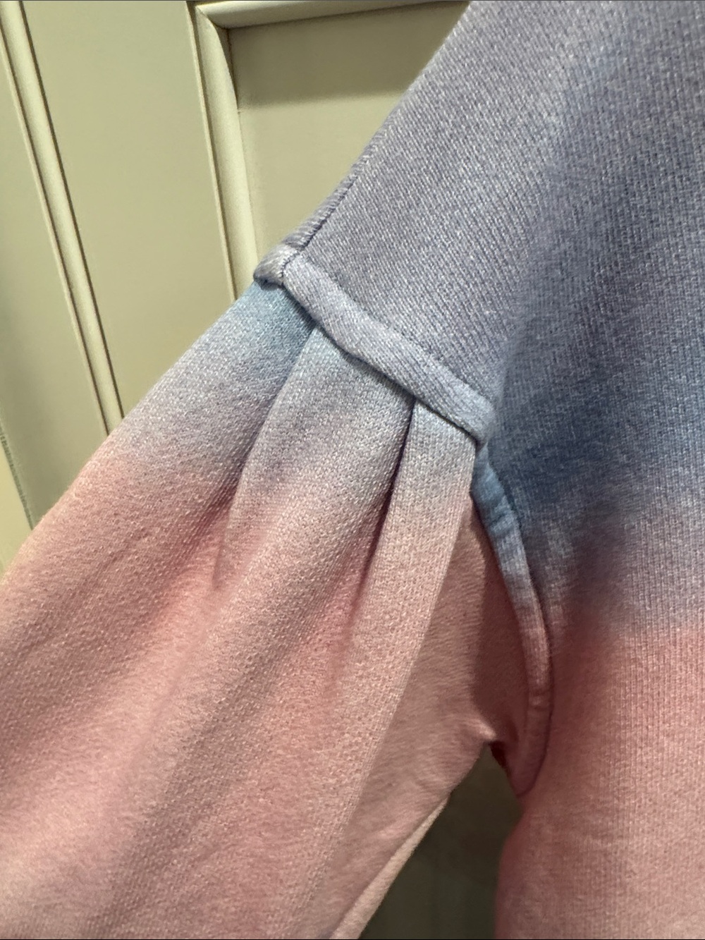 10 Crosby Derek Lam Pastel Ombre Crewneck Sweater - Pink & Blue - Picture 2 of 4